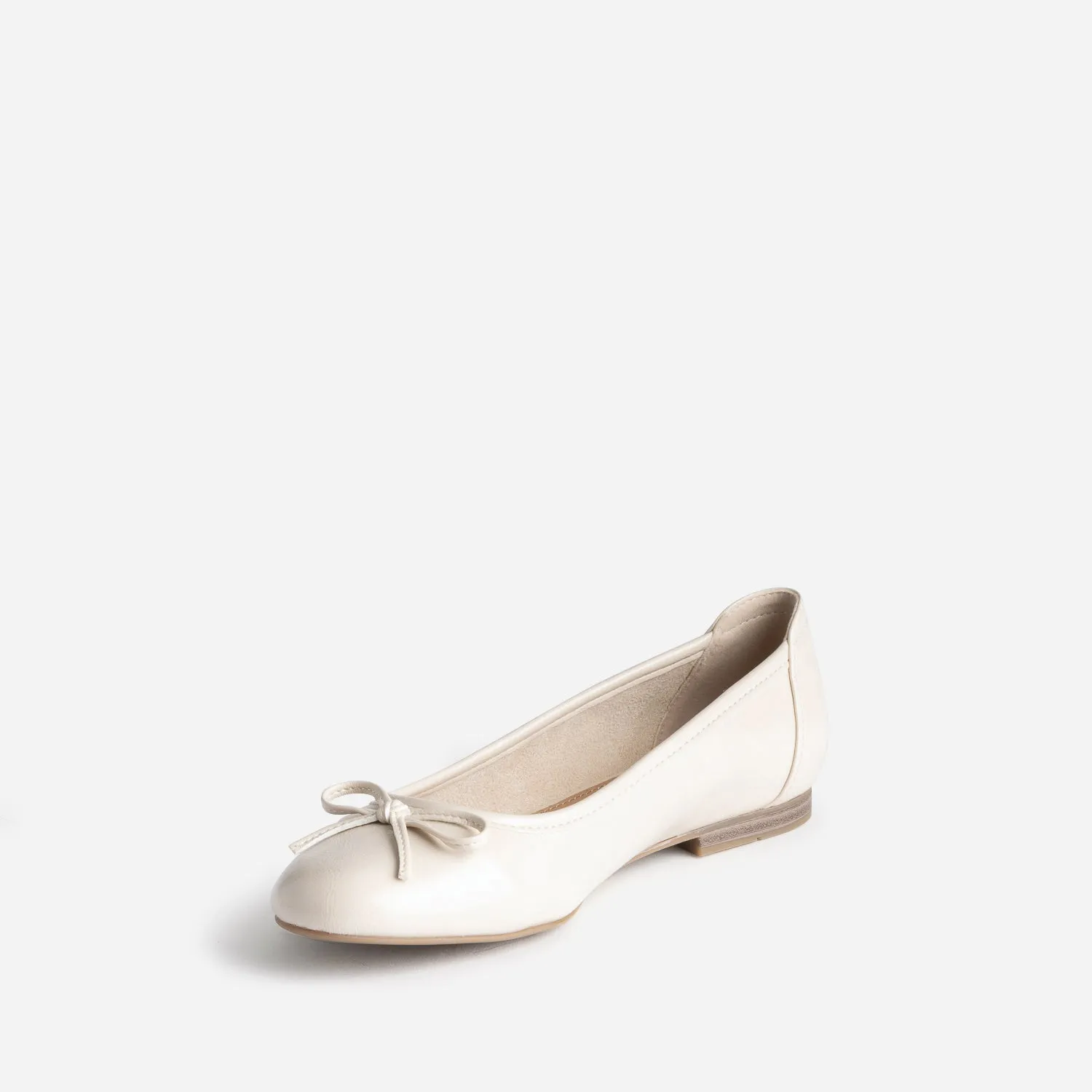 Ballerine écrue avec nœud - Ballerines Femme | ERAM