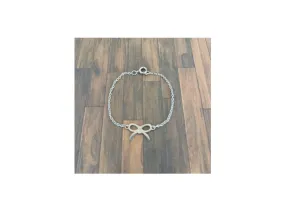 Bracelet enfant acier inox nœud