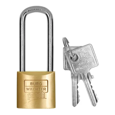 BURG-WÄCHTER Cadenas à cylindre de précision, anse longue à clés différentes 30 mm