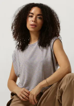 by-bar t-shirt diede small stripe top cobalt