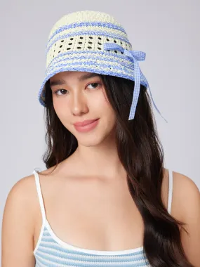 Chapeau seau à nœud