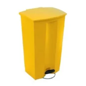 Collecteur Step-On 90L Jaune