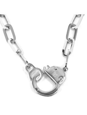 Collier maillon acier Zag Bijoux