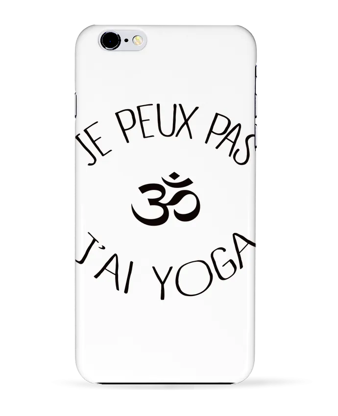  COQUE Iphone 6+ | Je peux pas j'ai Yoga de Freeyourshirt.com