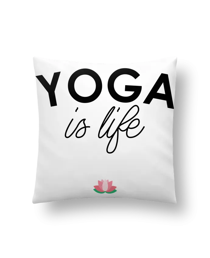Coussin Yoga is life par tunetoo
