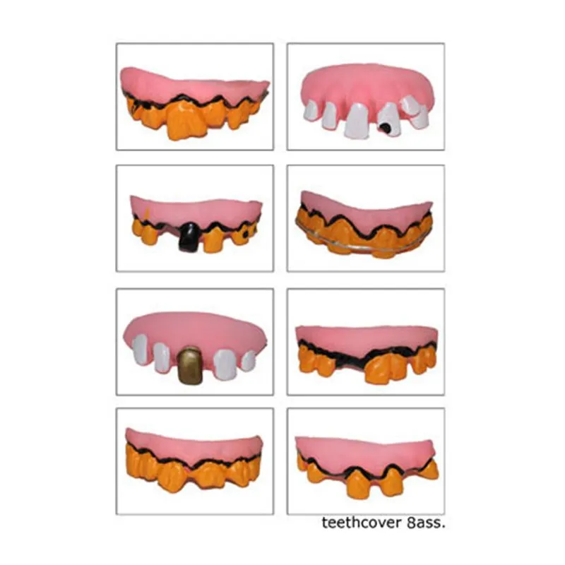 Dentier de monstre de formes différentes