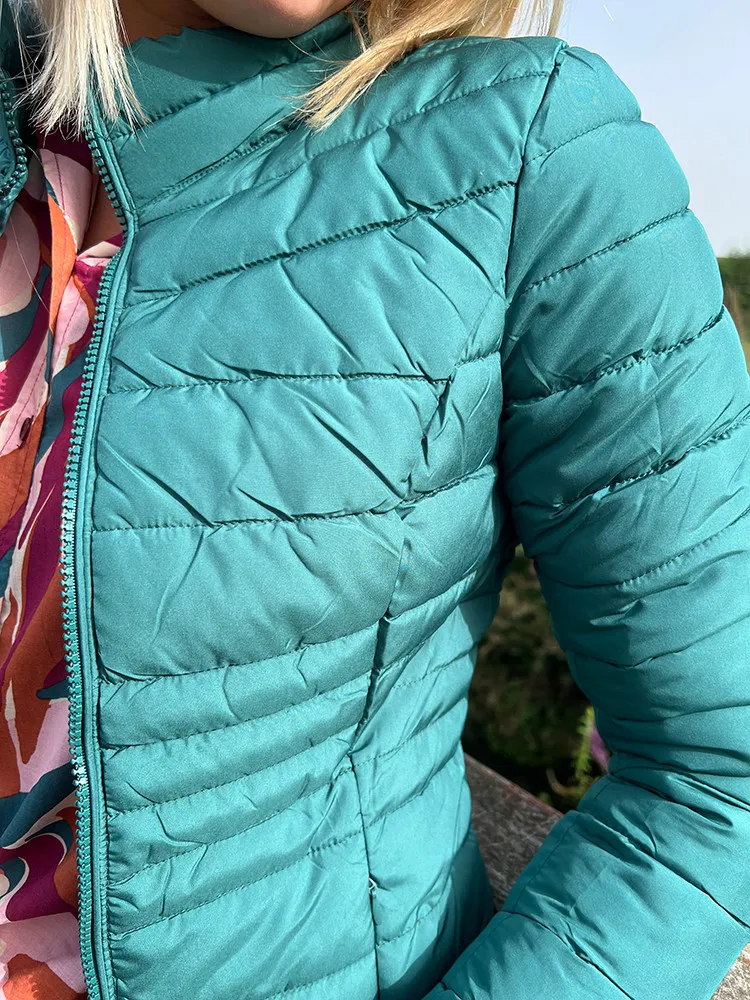 Doudoune unie de différentes couleurs - Prêt à porter - Cléstyle XXS à 6XL S Couleur VERT