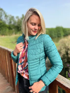 Doudoune unie de différentes couleurs - Prêt à porter - Cléstyle XXS à 6XL S Couleur VERT
