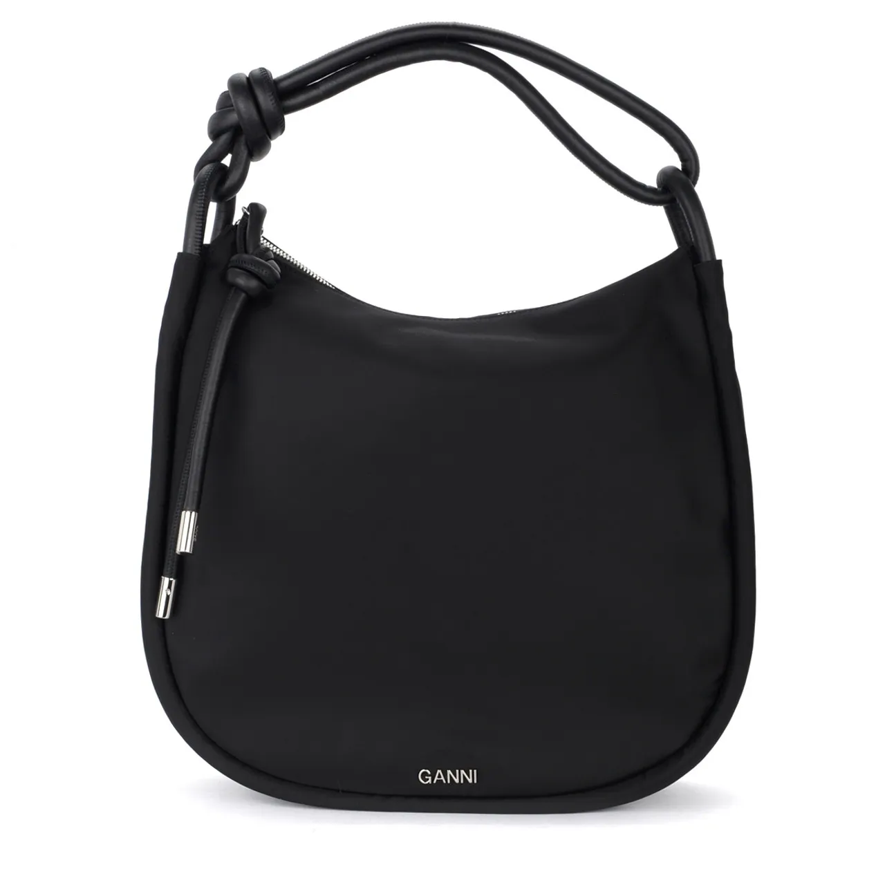 Ganni Sac noir avec nœud 