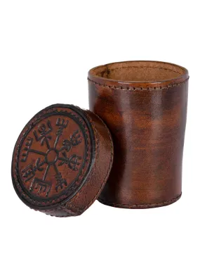 Gobelet celtique Vegvisir pour jouer aux dés ⚔️ Boutique Épées