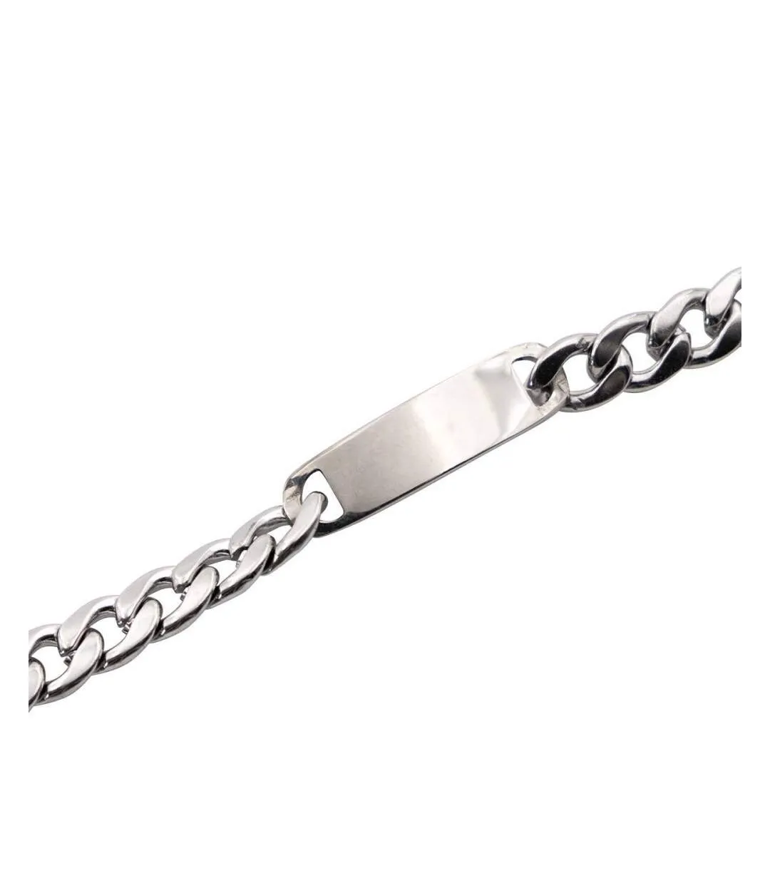 Gourmette Bracelet Acier pour Femme