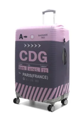 Housse de valise Airtex To Paris CDG  L | Housse à bagage Airtex To Paris CDG  L