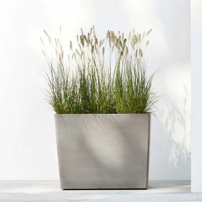 Jardinière sur roulettes Ecopots Paris, taupe - différentes tailles | MarketOnWeb