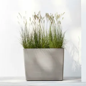 Jardinière sur roulettes Ecopots Paris, taupe - différentes tailles | MarketOnWeb