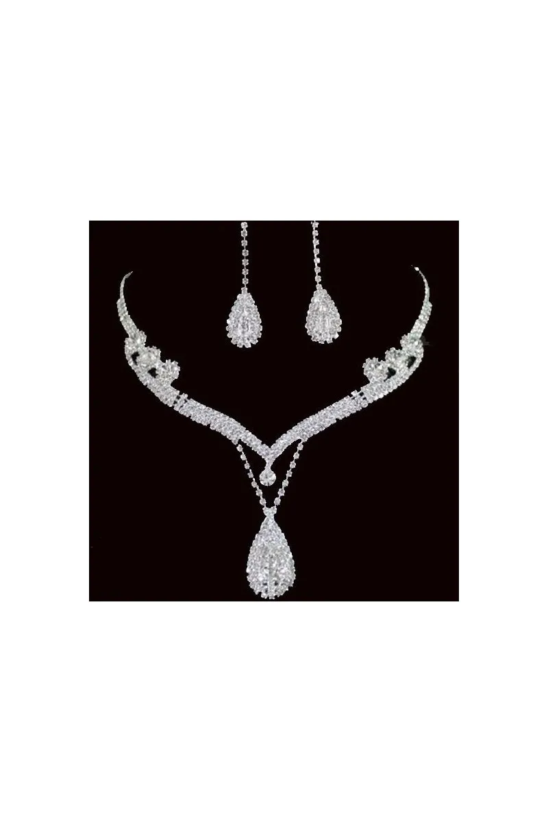 Magnifique bijoux de mariage étincelant