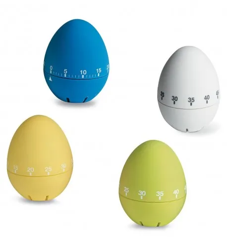 Minuteur de cuisine en forme d'œuf 4 différentes couleurs disponible