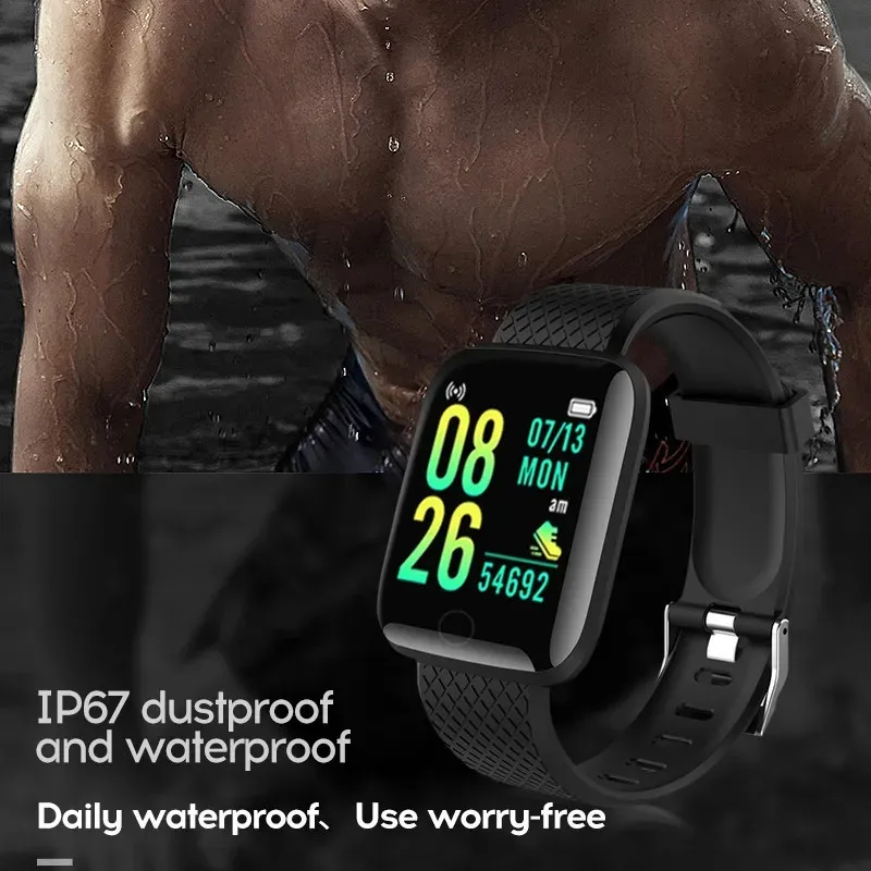 Montre de sport connectée pour hommes et femmes