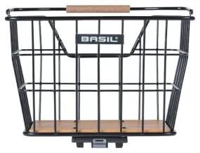 Panier Basil Nordland Bicycle MIK 23L Noir/Marron