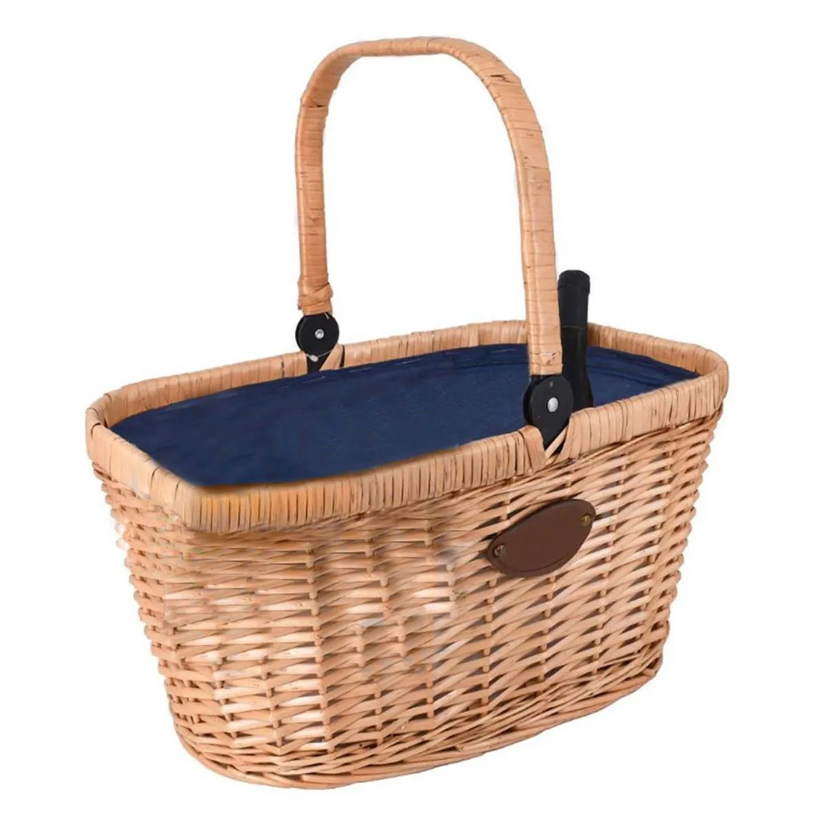 Panier de pique-nique isotherme bleu - Osier