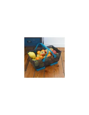 panier kajo 4l gris/turquoise 24x20x15 - 6310001927