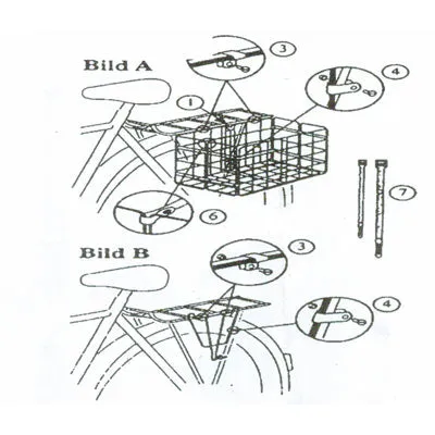 Panier latéral pliable sur porte bagage vélo