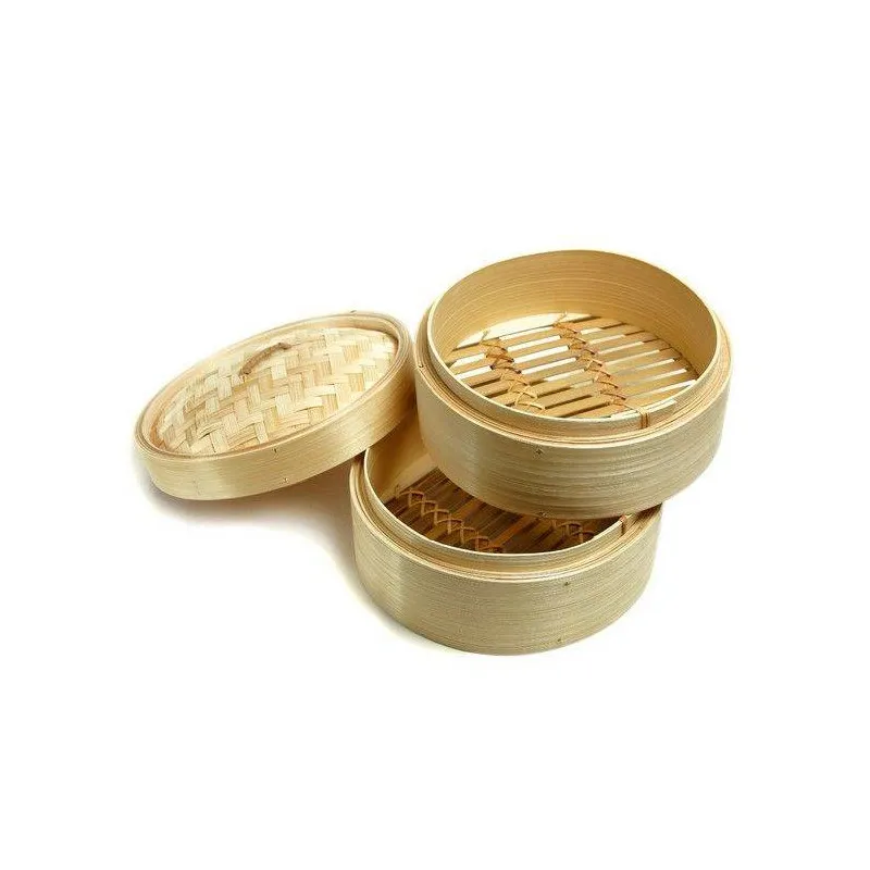 Panier Vapeur en bambou 2 étages D20