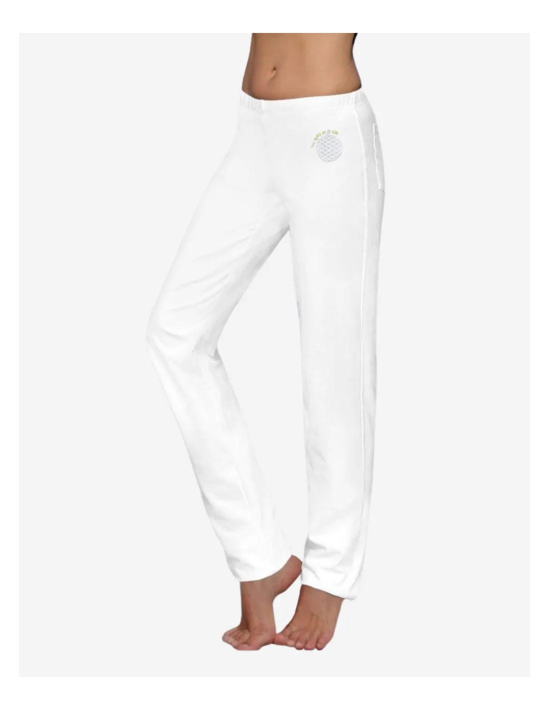 Pantalon de yoga - Coton bio - Fleur de vie