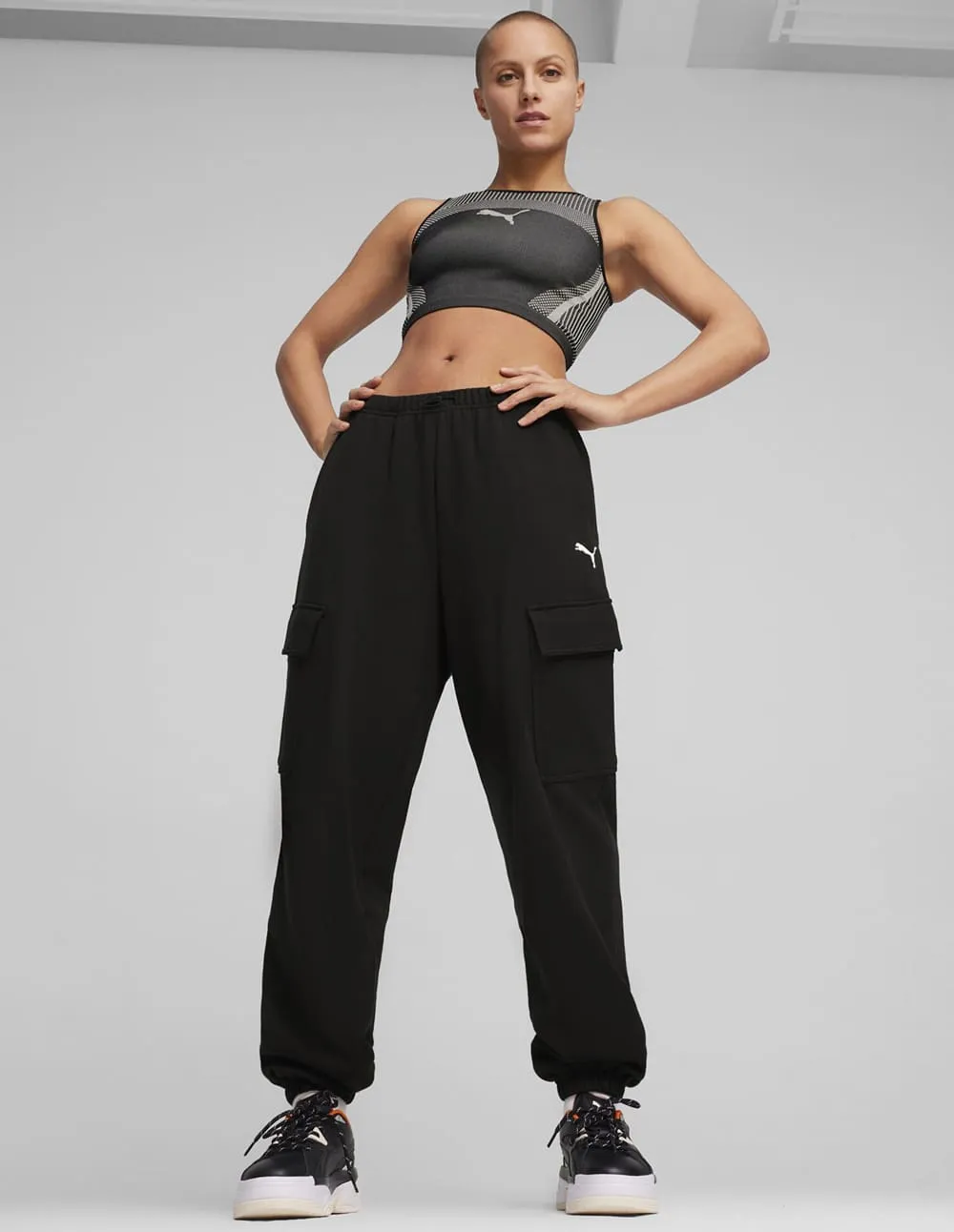 Pantalón de Chándal Puma DARE TO Negro Mujer