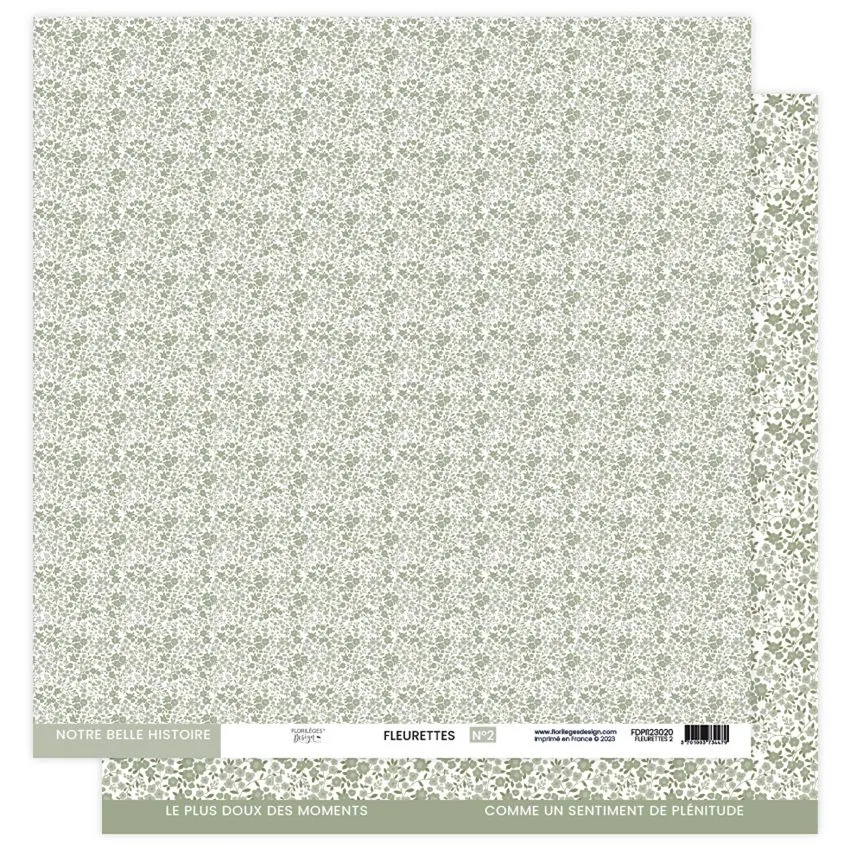 Papier Imprimé  Florilèges Design Fleurettes 2