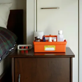 Penco - Large panier de rangement orange