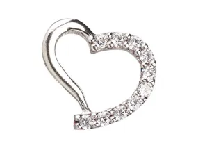 Pendentif femme en argent avec zircons, différentes formes | Pendentifs 