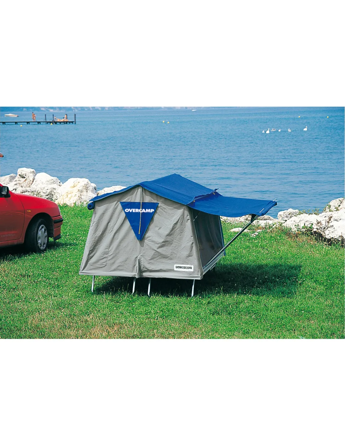 pied de pose au sol pour overcamp small - autohome