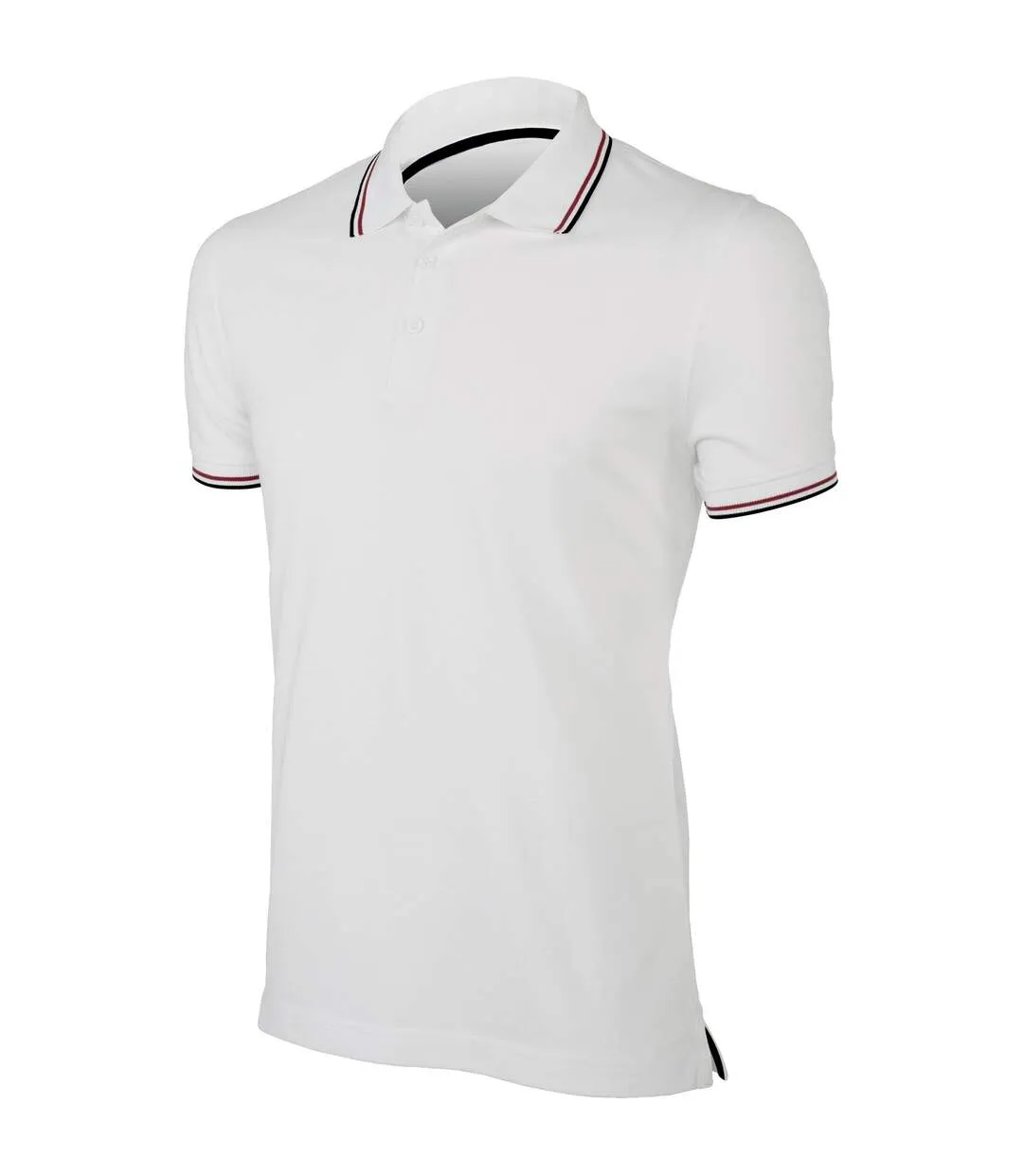 Polo à manches courtes homme blanc Kariban