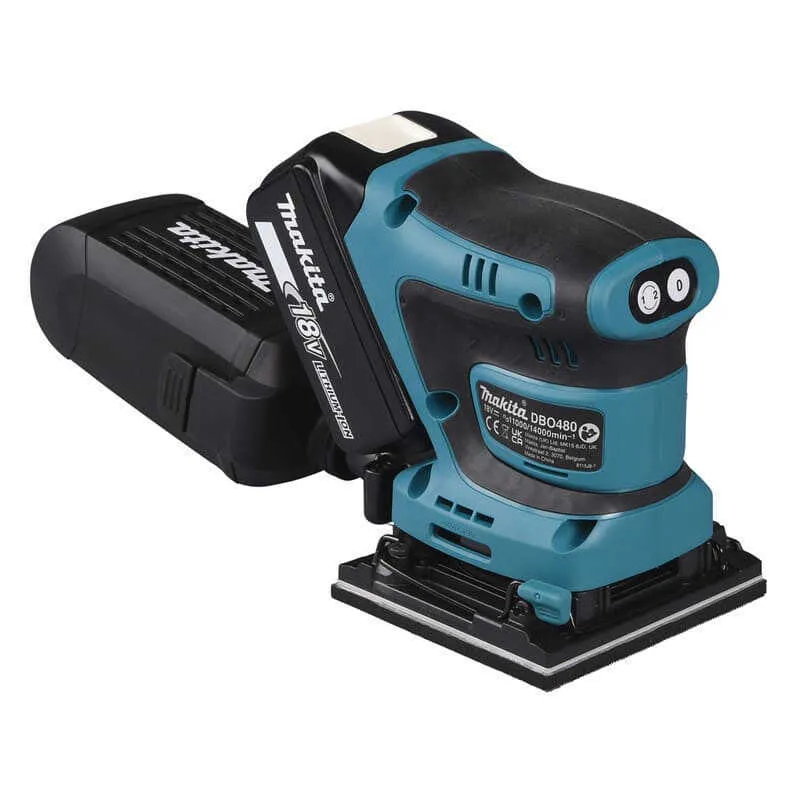 Ponceuse 18V 112x102 mm en MAKPAC Makita DBO480ZJ