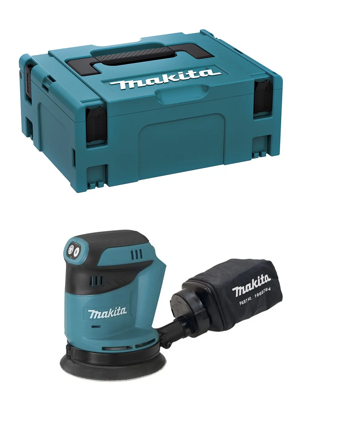 Ponceuse Excentrique MAKITA DBO180ZJ (Machine seule + MAKPAC 2)