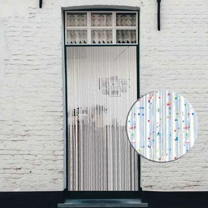Rideau de porte luxe Lucilla multicolore, différentes tailles