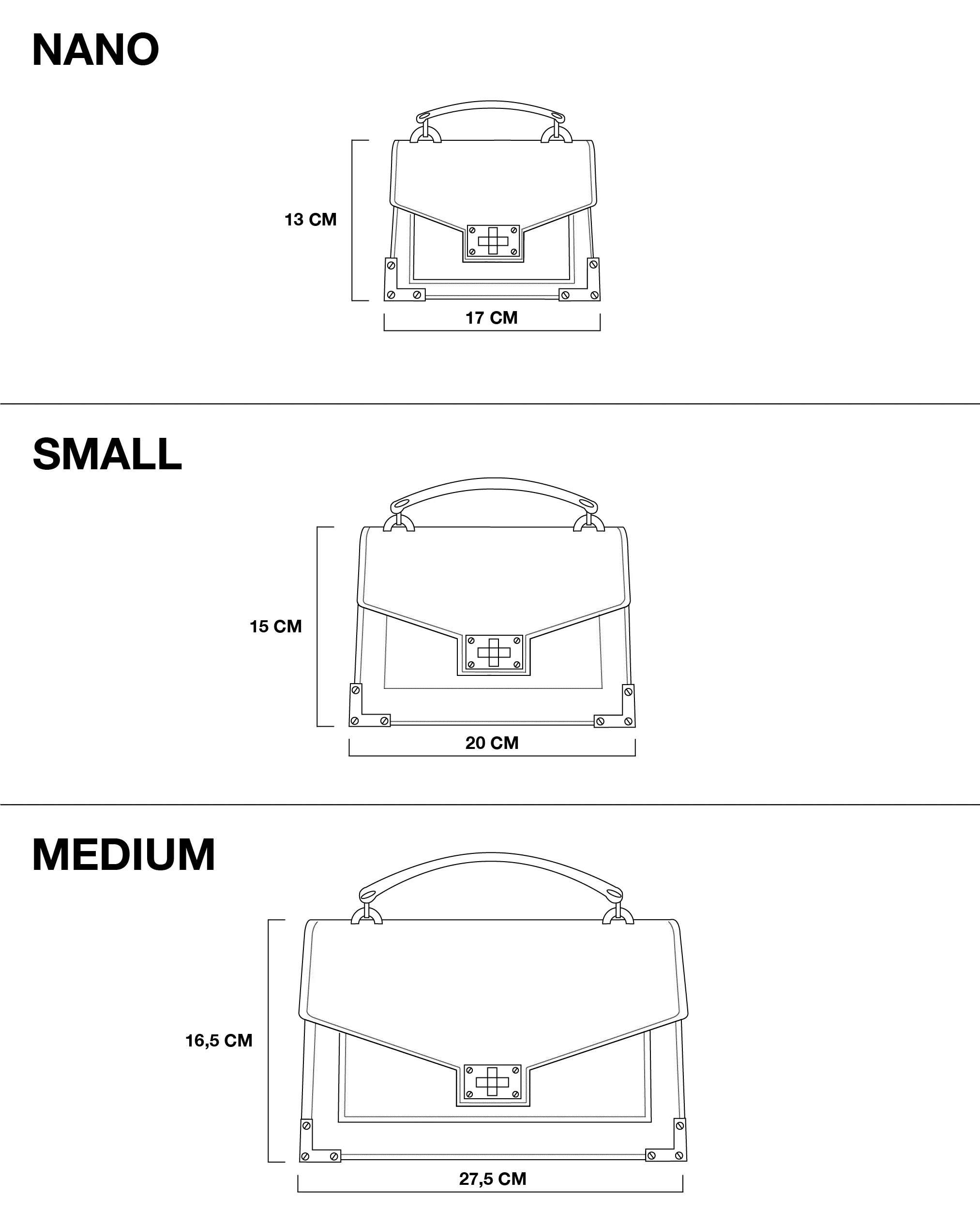 Sac Emily small en cuir bleu