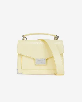Sac Emily small en cuir jaune