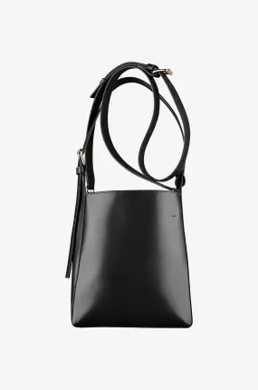 Sac seau trapèze en cuir Virginie Small