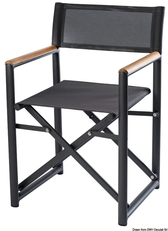 Sedia pieghevole ARC Victor ultraleggera grigio