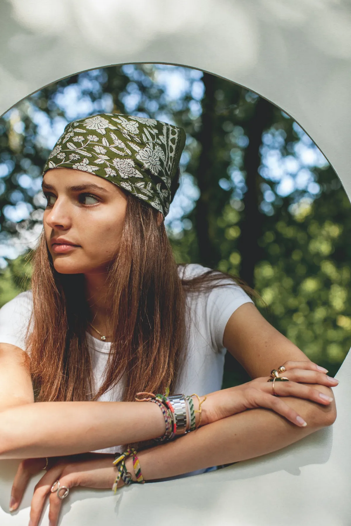 Small Foulard Manika "Cœur"