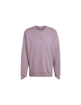 Sweat Fitness adidas Yoga Homme de Crew Neck Lila