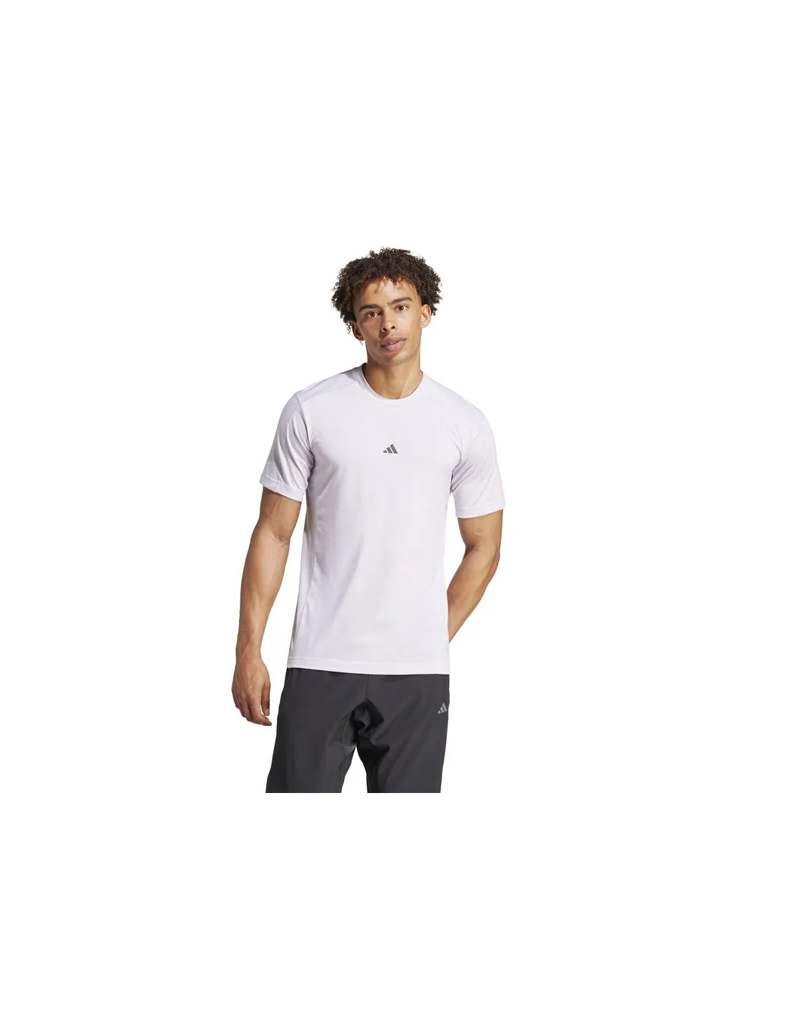 T-shirt Fitness adidas Yoga Homme du jaune