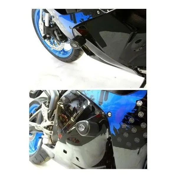 Tampons de protection R&G RACING Aero noir Honda CBR600RR