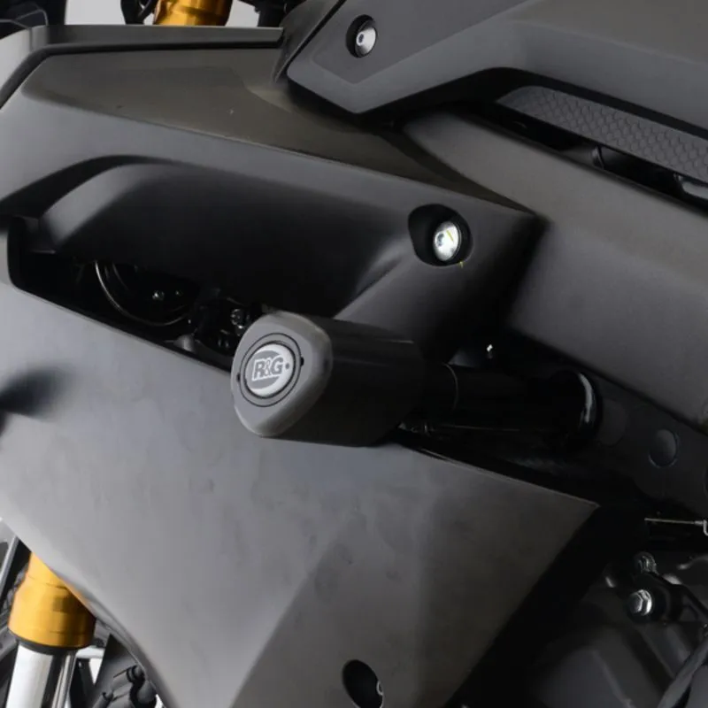 Tampons de protection R&G RACING Aero noir Yamaha YZF-R125 - piecemotoquad