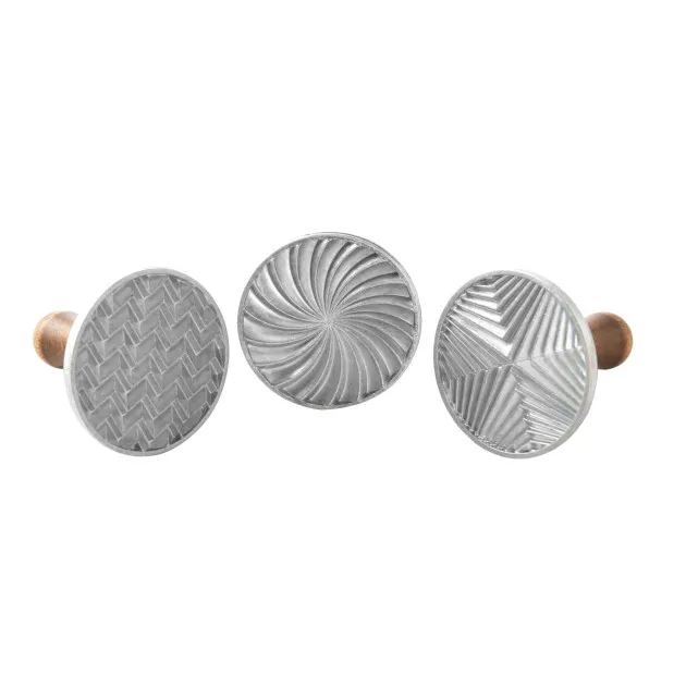 Tampons à Biscuits et Cookies Ronds Geo (x3) Nordic Ware