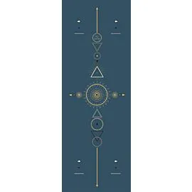 TAPIS DE YOGA VOYAGE SAMADHI BLEU