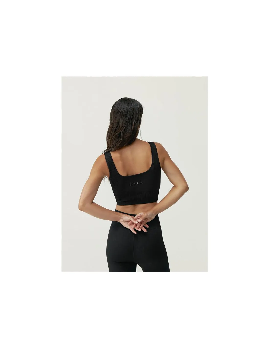 Top Born Living Yoga Yami Noir Femme
