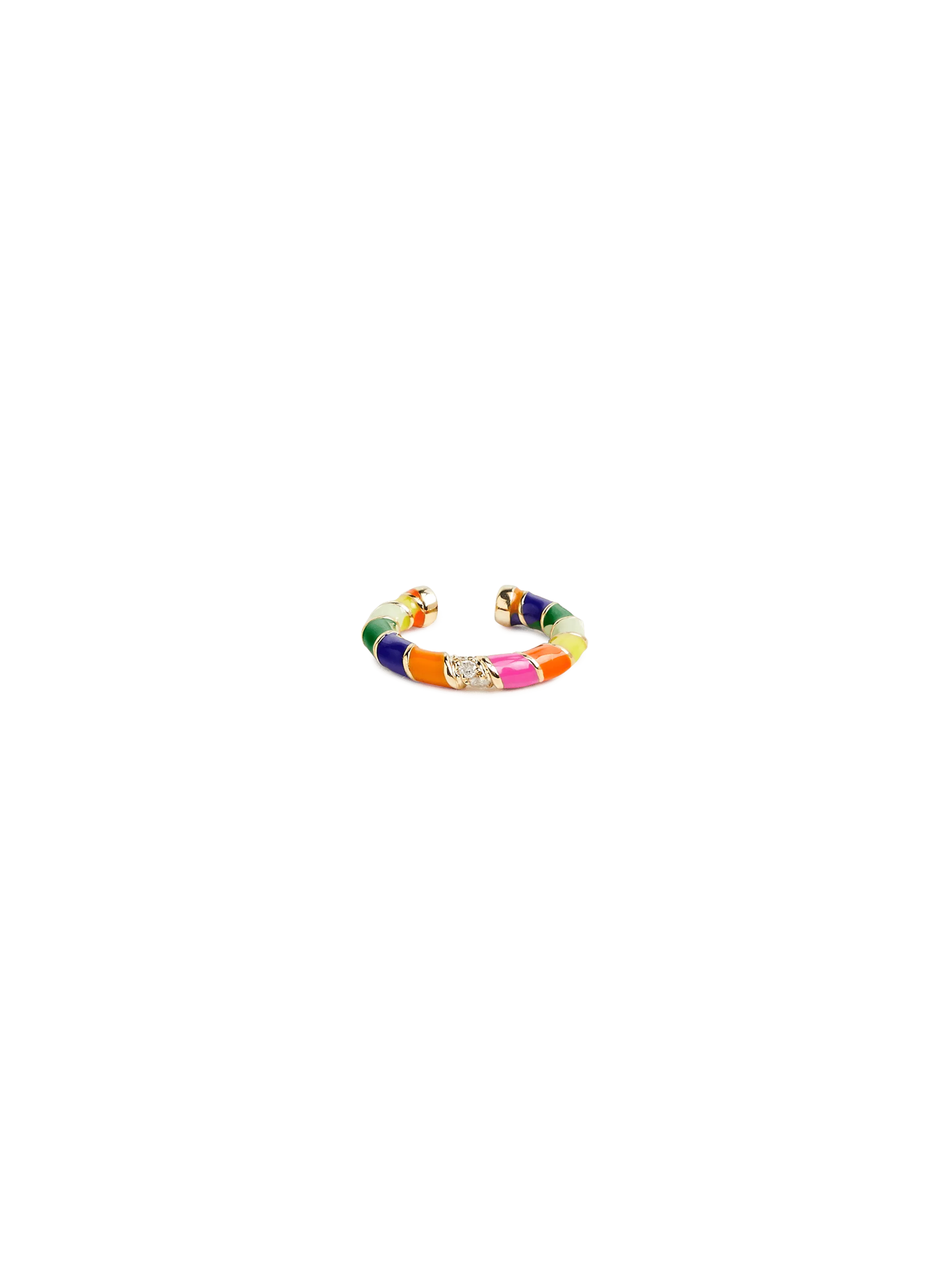 YVONNE LÉON  Earcuff arc-en-ciel - Doré